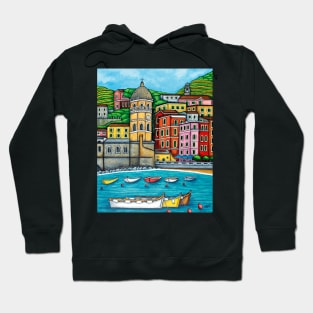 Colours of Vernazza, Cinque Terre Hoodie